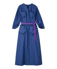 GLEGD08360 S sybilla(エス  バイ シビラ) フォーポケットワンピース ブルー