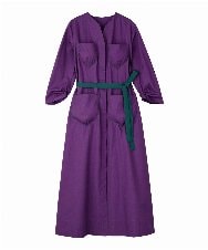 GLEGD08360 S sybilla(エス  バイ シビラ) フォーポケットワンピース パープル