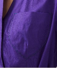 GLEGD08360 S sybilla(エス  バイ シビラ) フォーポケットワンピース パープル