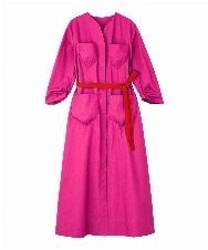 GLEGD08360 S sybilla(エス  バイ シビラ) フォーポケットワンピース モーブピンク