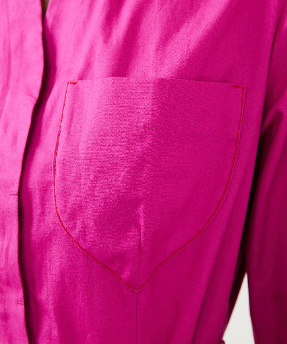 GLEGD08360 S sybilla(エス  バイ シビラ) フォーポケットワンピース モーブピンク