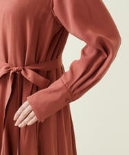 GLEGS01300 S sybilla(エス  バイ シビラ) フルートヘム シャツドレス テラコッタ
