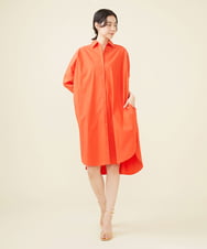 GLEGX03200 S sybilla(エス  バイ シビラ) 【メディア着用】オーバーサイズシャツドレス オレンジ