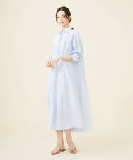 GLEGX12270 S sybilla(エス  バイ シビラ) ストライプシャツドレス ペールブルー