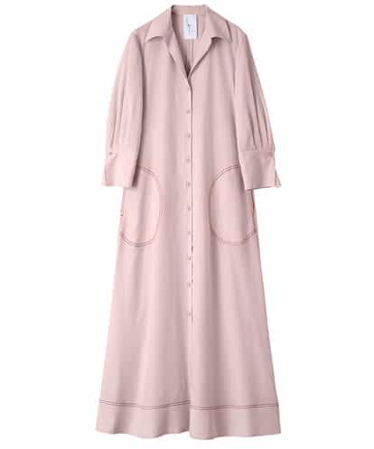 GLEHP03300  カラーステッチ　シャツドレス