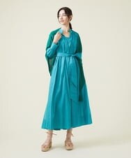 GLEHS02270 S sybilla(エス  バイ シビラ) コットンローンシアードレス ターコイズ