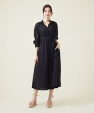 GLEHS02270 S sybilla(エス  バイ シビラ) コットンローンシアードレス ブラック