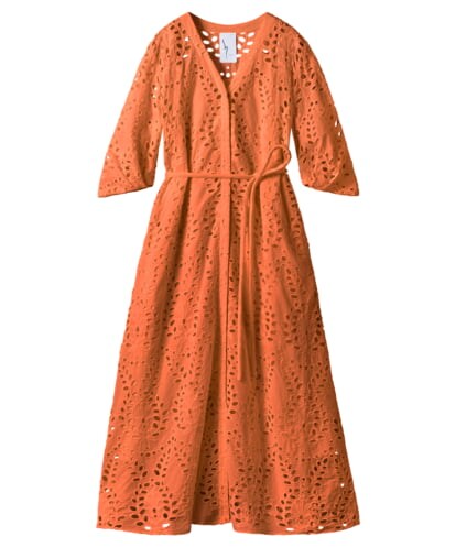 GLEHS06300 S sybilla カットワークエンブロイダリードレス