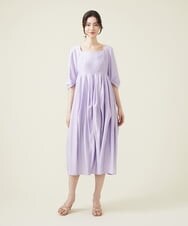 GLEHS07300 S sybilla(エス  バイ シビラ) シャイニーボタニカルフォルムドレス リラ