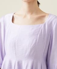 GLEHS07300 S sybilla(エス  バイ シビラ) シャイニーボタニカルフォルムドレス リラ