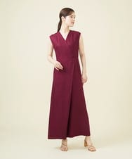 GLEJV16300 S sybilla(エス  バイ シビラ) ラップコンビネゾン ボルドー