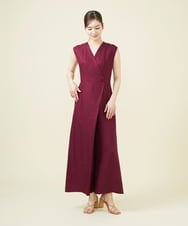 GLEJV16300 S sybilla(エス  バイ シビラ) ラップコンビネゾン ボルドー