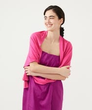 GLFGD01130 S sybilla(エス  バイ シビラ) アシンメトリーニットストール ピンク