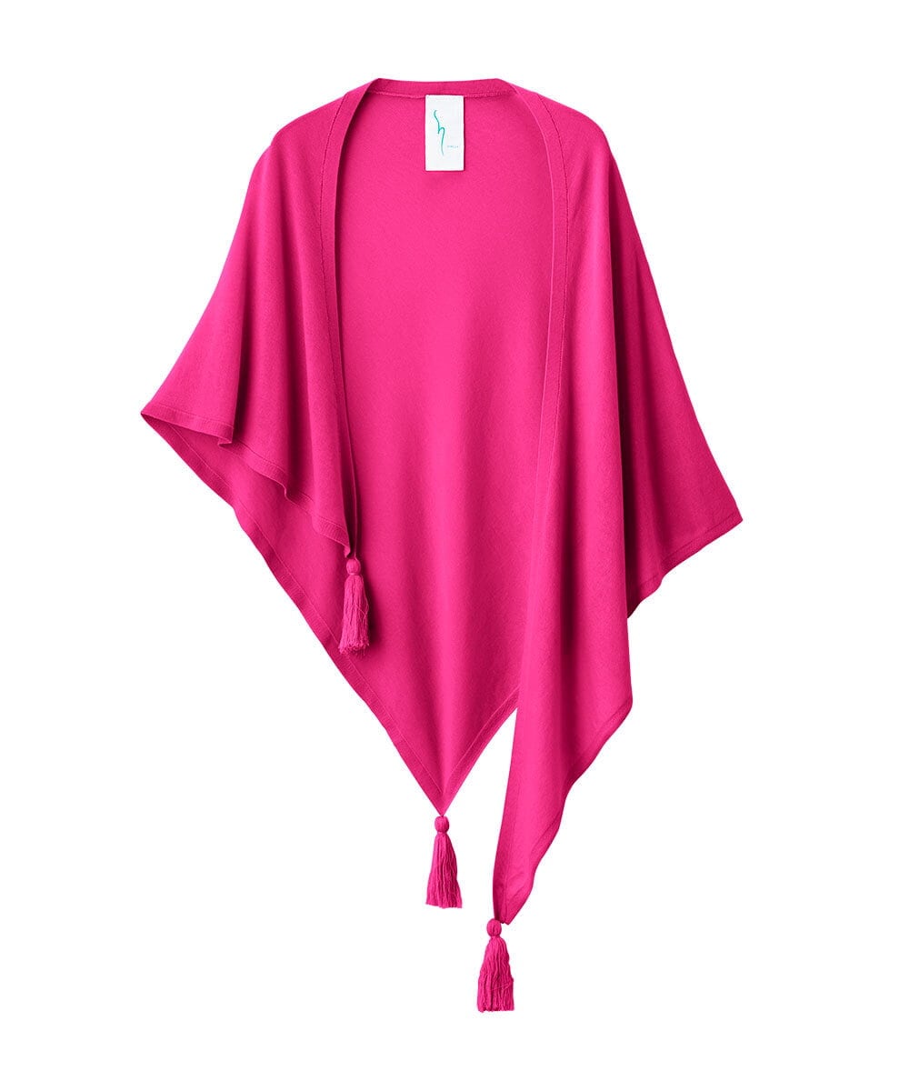 GLFGD01130 S sybilla(エス  バイ シビラ) アシンメトリーニットストール ピンク