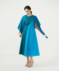 GLFGD01130 S sybilla(エス  バイ シビラ) アシンメトリーニットストール ターコイズ