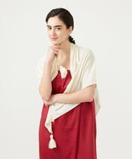 GLFGD01130 S sybilla(エス  バイ シビラ) アシンメトリーニットストール オフホワイト