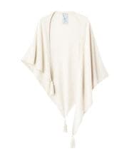 GLFGD01130 S sybilla(エス  バイ シビラ) アシンメトリーニットストール オフホワイト