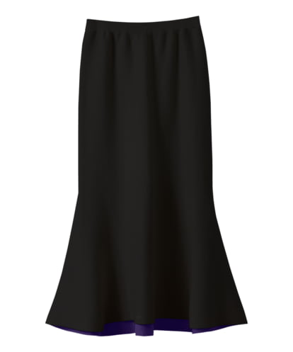 GLHAS03180 S sybilla カラーリバーマーメイドスカート