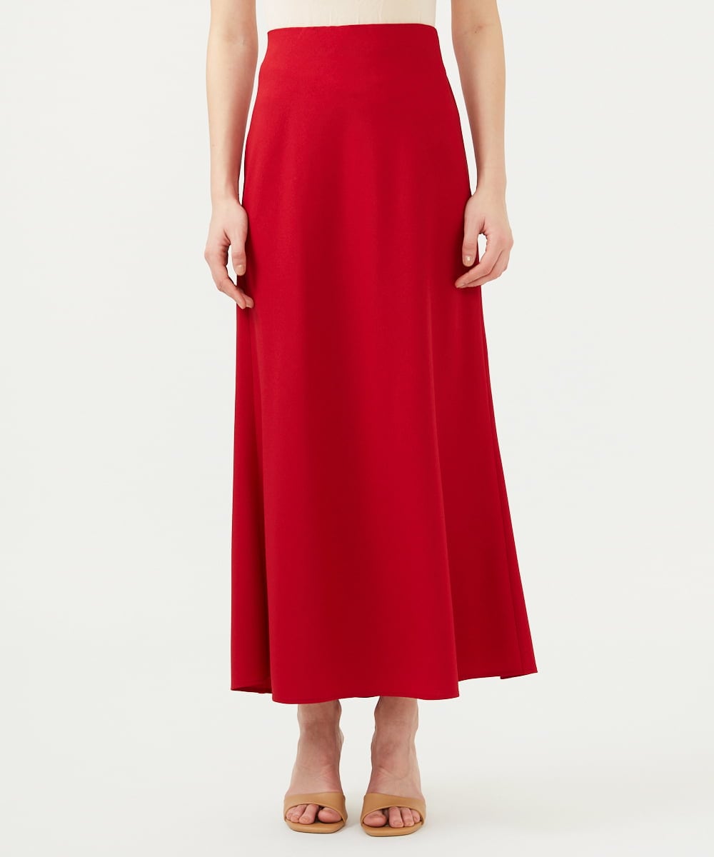GLHGD01200 S sybilla(エス  バイ シビラ) バイヤスフレアースカート トゥルーレッド