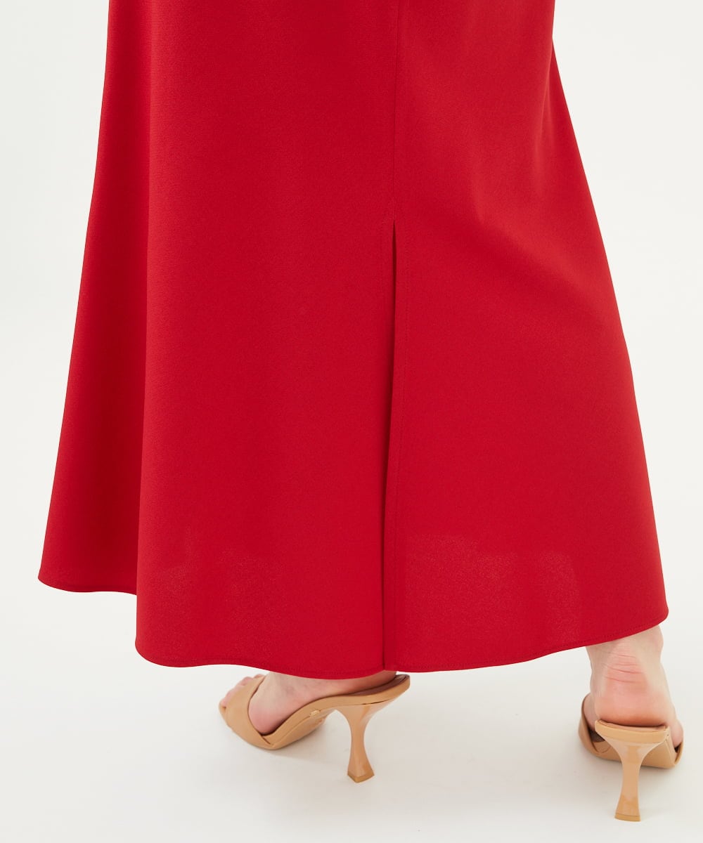 GLHGD01200 S sybilla(エス  バイ シビラ) バイヤスフレアースカート トゥルーレッド