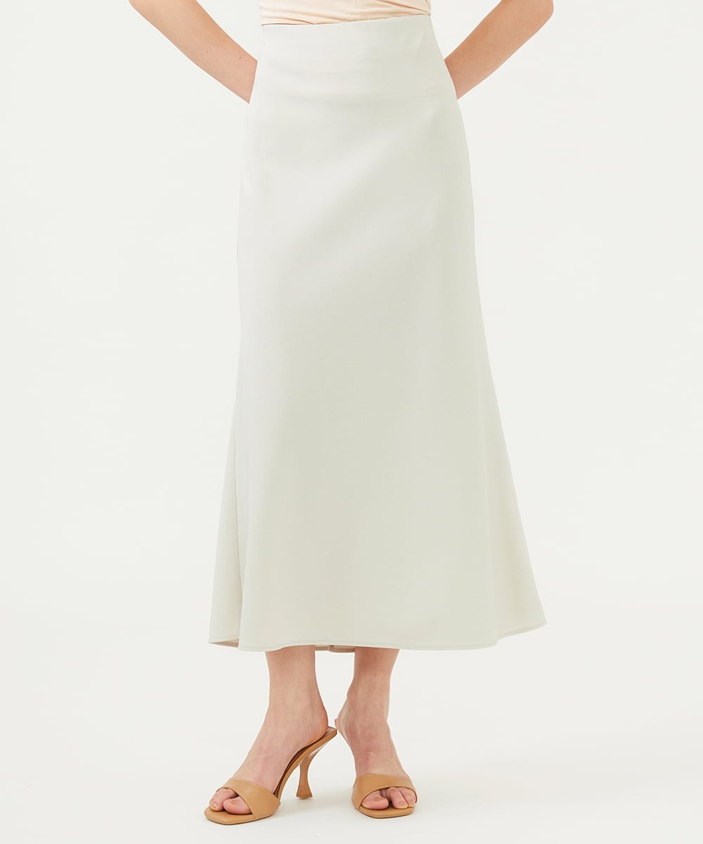 GLHGD01200 S sybilla(エス  バイ シビラ) バイヤスフレアースカート オフベージュ