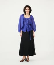 GLHGD01200 S sybilla(エス  バイ シビラ) バイヤスフレアースカート ブラック