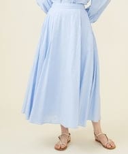 GLHGX01230 S sybilla(エス  バイ シビラ) 【メディア着用】ドットエンブロイダリースカート スカイブルー