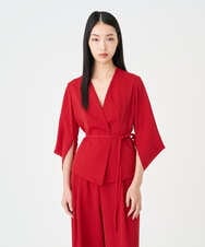 GLJAD01330 S sybilla(エス  バイ シビラ) スリットスリーブジャケット レッド