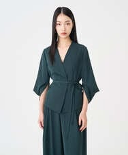 GLJAD01330 S sybilla(エス  バイ シビラ) スリットスリーブジャケット グリーン