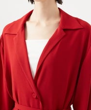 GLJGA01420 S sybilla(エス  バイ シビラ) 【ドラマ着用】トリアセテートローブジャケット トゥルーレッド