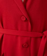 GLJGA01420 S sybilla(エス  バイ シビラ) 【ドラマ着用】トリアセテートローブジャケット トゥルーレッド