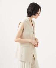 GLJGA02330 S sybilla(エス  バイ シビラ) 【ドラマ着用】ベルテッドジレ アイボリー