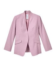 GLJGD01330 S sybilla(エス  バイ シビラ) ノーカラージャケット ペールピンク