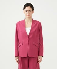 GLJGD01330 S sybilla(エス  バイ シビラ) ノーカラージャケット ラズベリー