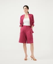 GLJGD01330 S sybilla(エス  バイ シビラ) ノーカラージャケット ラズベリー