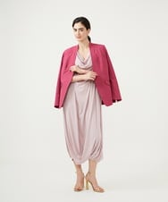 GLJGD01330 S sybilla(エス  バイ シビラ) ノーカラージャケット ラズベリー