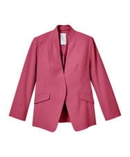 GLJGD01330 S sybilla(エス  バイ シビラ) ノーカラージャケット ラズベリー