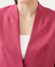 GLJGD01330 S sybilla(エス  バイ シビラ) ノーカラージャケット ラズベリー