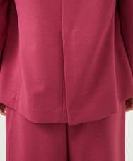 GLJGD01330 S sybilla(エス  バイ シビラ) ノーカラージャケット ラズベリー