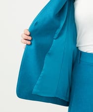 GLJGD01330 S sybilla(エス  バイ シビラ) ノーカラージャケット ターコイズブルー