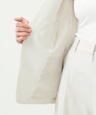 GLJGD01330 S sybilla(エス  バイ シビラ) ノーカラージャケット オフベージュ