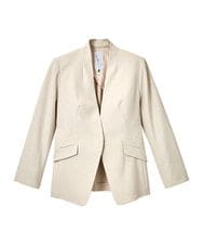 GLJGD01330 S sybilla(エス  バイ シビラ) ノーカラージャケット オフベージュ