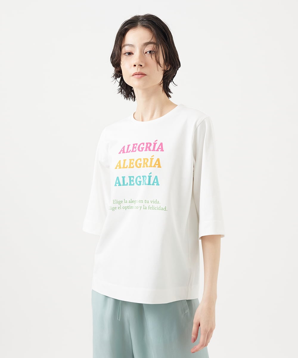 GLKGA01190 S sybilla(エス  バイ シビラ) グラフィックTEE ALEGRIAマルチカラー