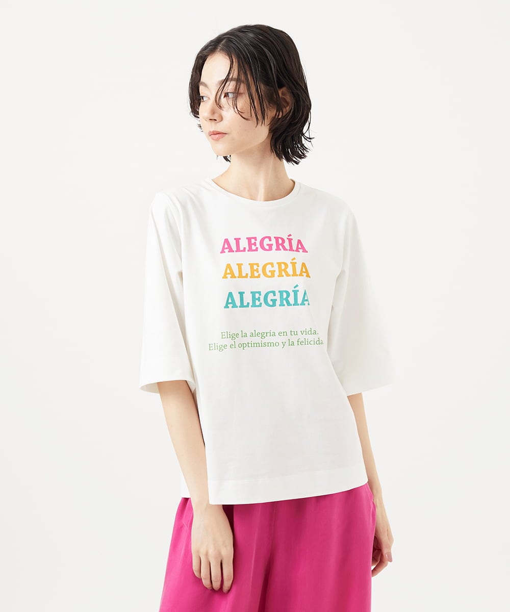 GLKGA01190 S sybilla(エス  バイ シビラ) グラフィックTEE ALEGRIAマルチカラー