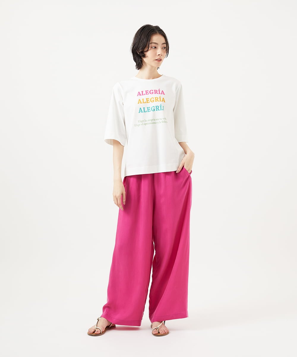 GLKGA01190 S sybilla(エス  バイ シビラ) グラフィックTEE ALEGRIAマルチカラー