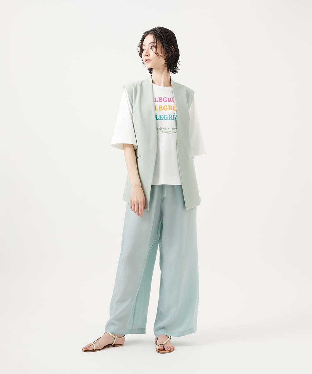 GLKGA01190 S sybilla(エス  バイ シビラ) グラフィックTEE ALEGRIAマルチカラー