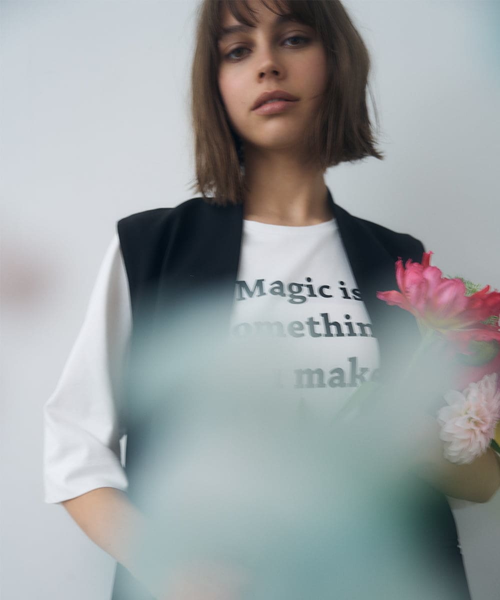 GLKGA01190 S sybilla(エス  バイ シビラ) グラフィックTEE ALEGRIAマルチカラー