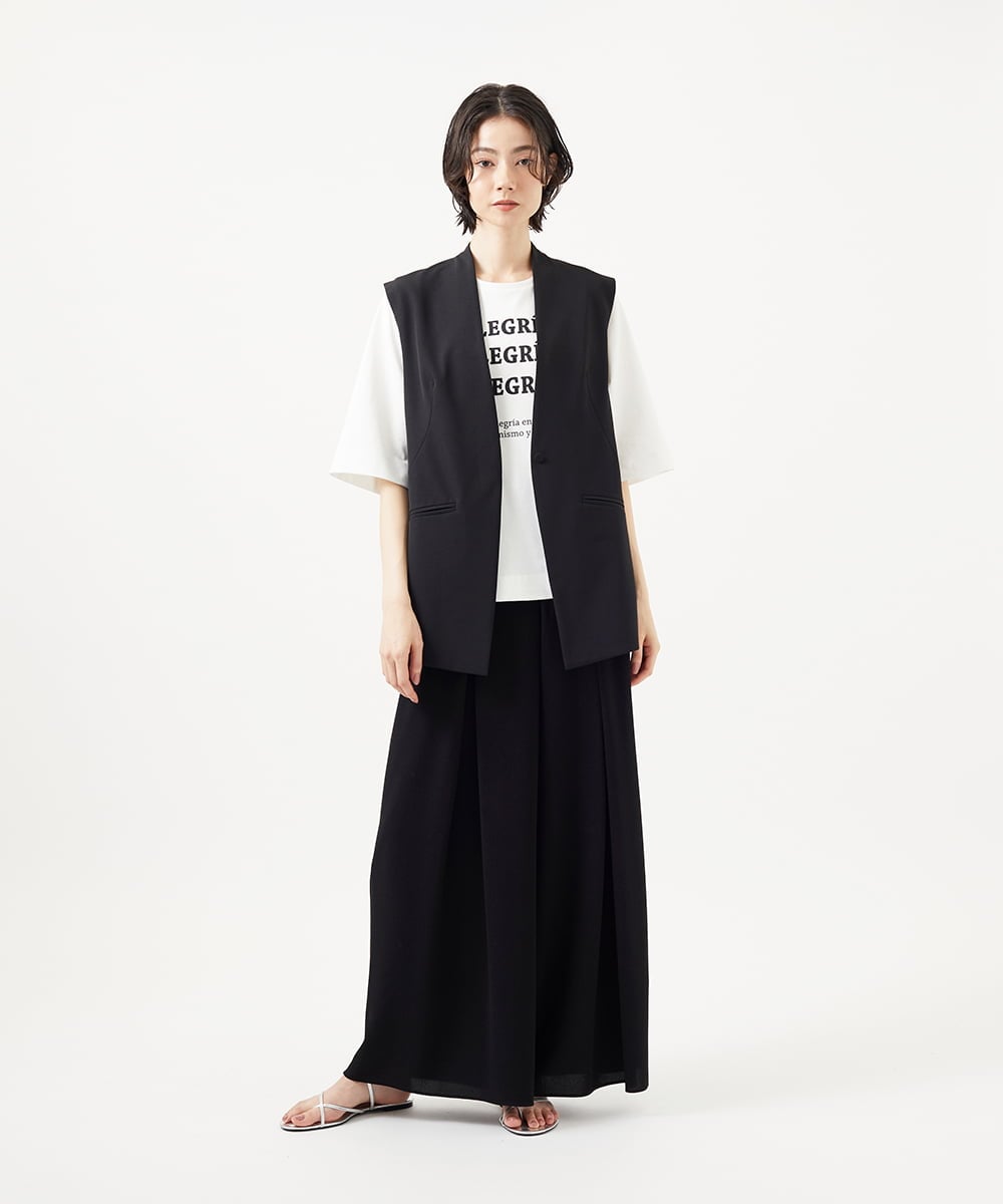 GLKGA01190 S sybilla(エス  バイ シビラ) グラフィックTEE ALEGRIAブラック