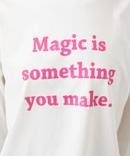 GLKGA01190 S sybilla(エス  バイ シビラ) グラフィックTEE Magic〜ピンク