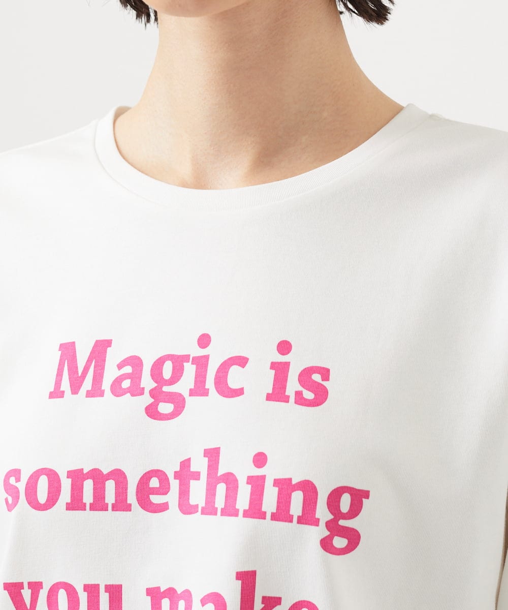 GLKGA01190 S sybilla(エス  バイ シビラ) グラフィックTEE Magic〜ピンク
